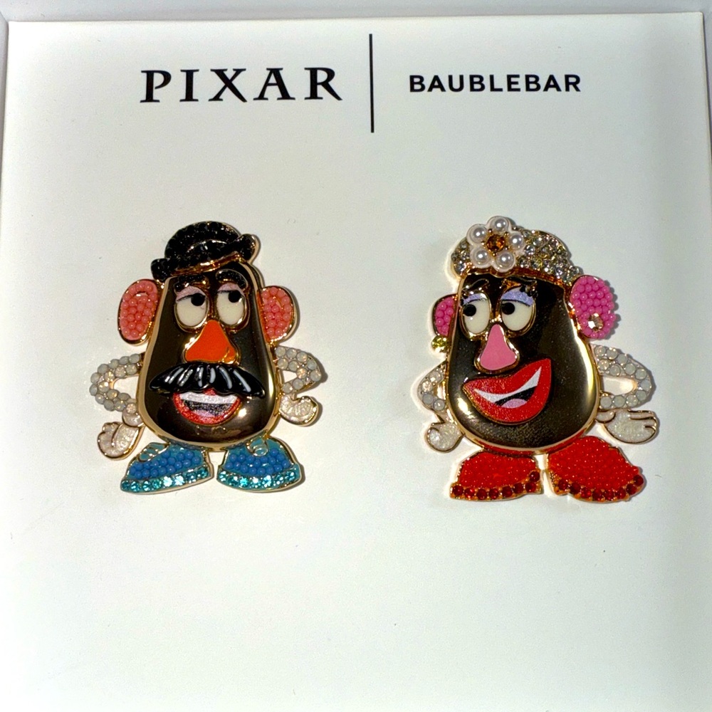Disney Pixar BaubleBar Mr& Mrs Potato Head